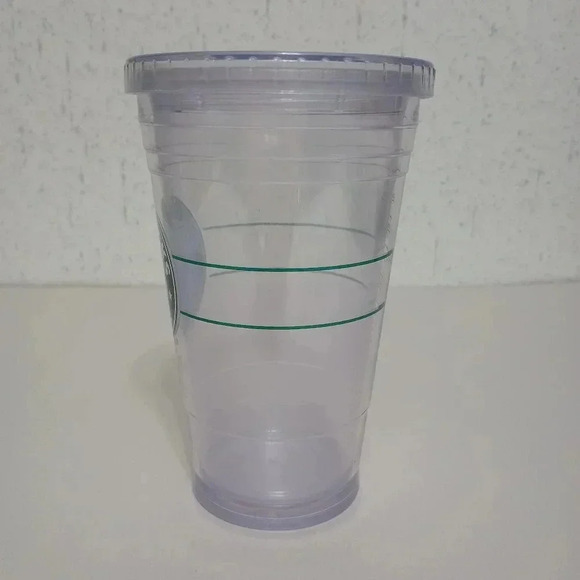 Starbucks Clear 16oz Tumbler Cold Cup Iced Coffee NO STRAW - Picture 2 of 7